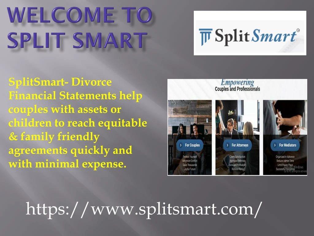 welcome to split smart