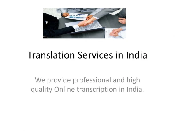 What are Translation Services?