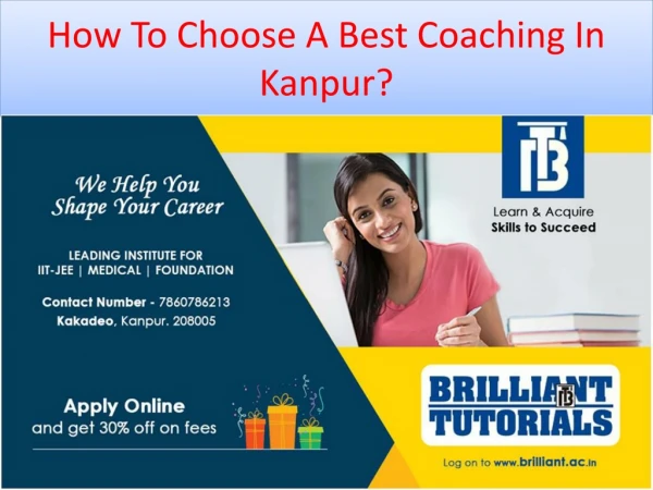 How To Choose A Best Coaching In Kanpur