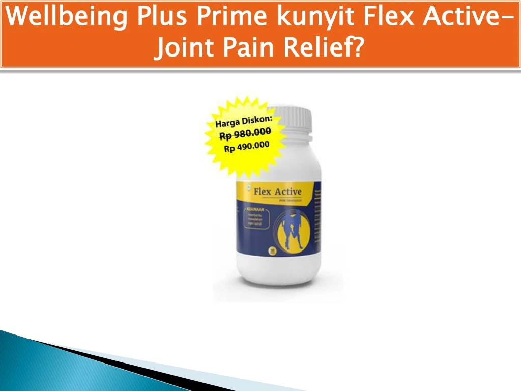 wellbeing plus prime kunyit flex active joint