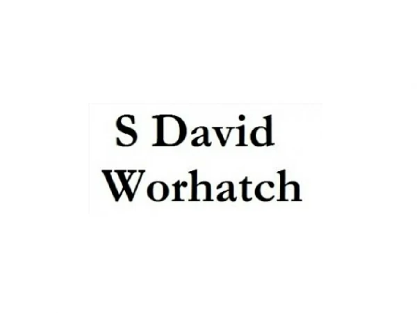 S. David Worhatch Attorney at Law