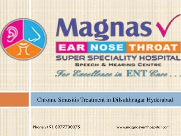 Chronic Sinusitis Treatment in Hyderabad | Sinusitis Cure