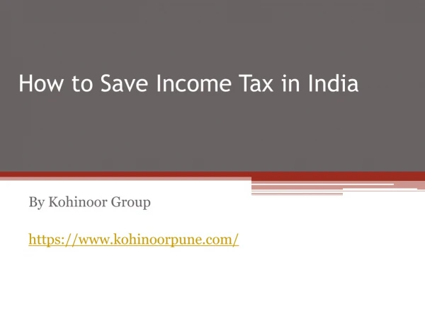 How to Save Tax on Real Estate Investment?