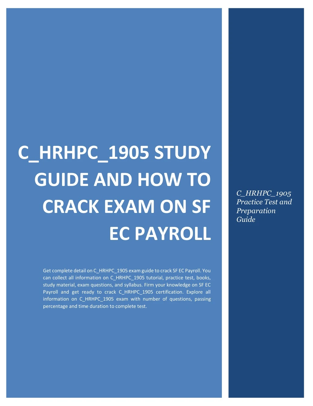 c hrhpc 1905 study guide and how to crack exam