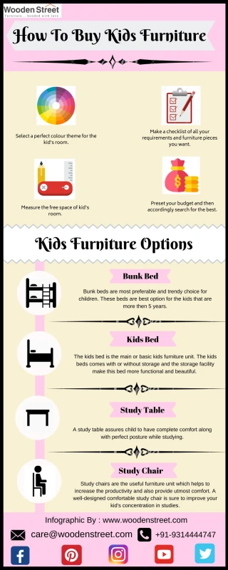 Kids Furniture: Buy Wooden Street Kids Furniture Online in India at Wooden Street