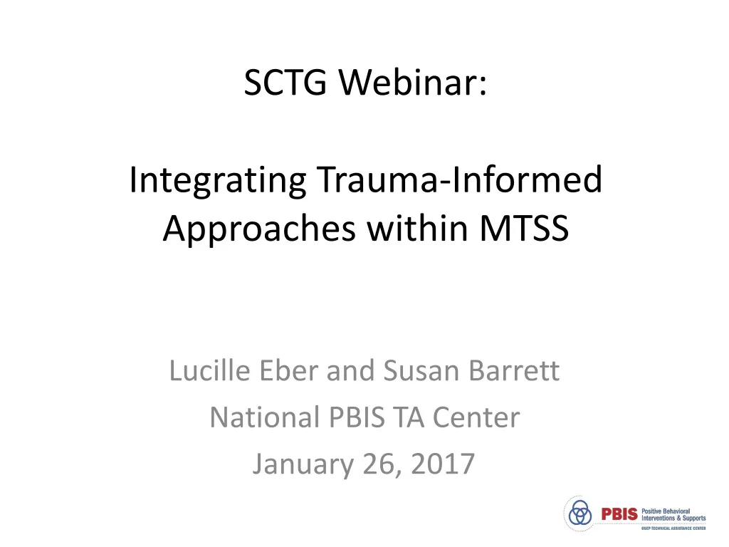 sctg webinar integrating trauma informed approaches within mtss