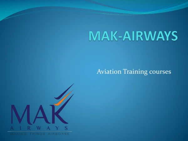 Aviation Services in India | Mak-airways Aviation Services