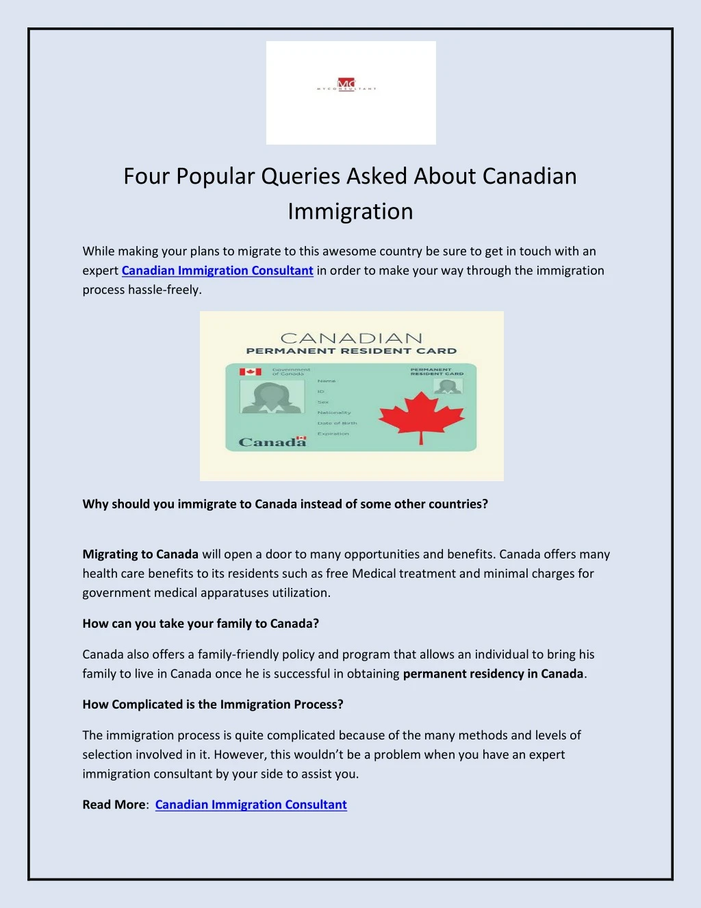 four popular queries asked about canadian