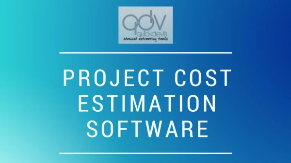 Project Cost Estimation Software - QDV