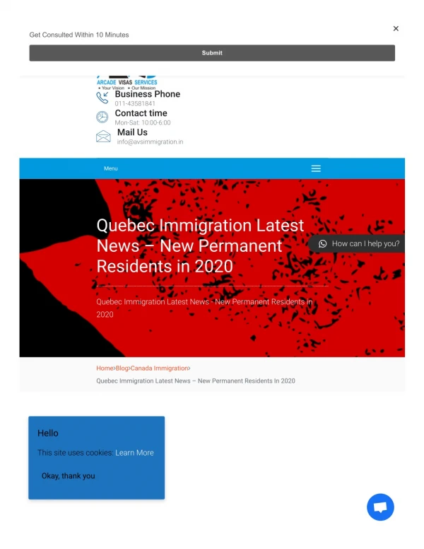 Quebec Immigration Latest News