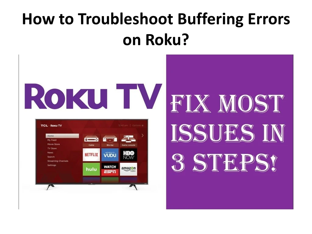 how to troubleshoot buffering errors on roku
