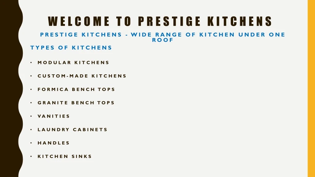welcome to prestige kitchens