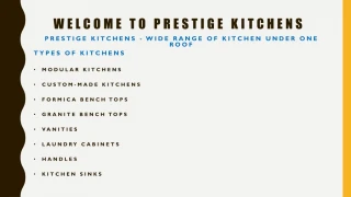 Modular and Custom Made Kitchens Supplier Auckland - slide 1