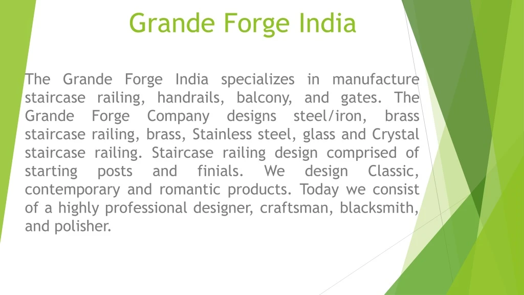 grande forge india