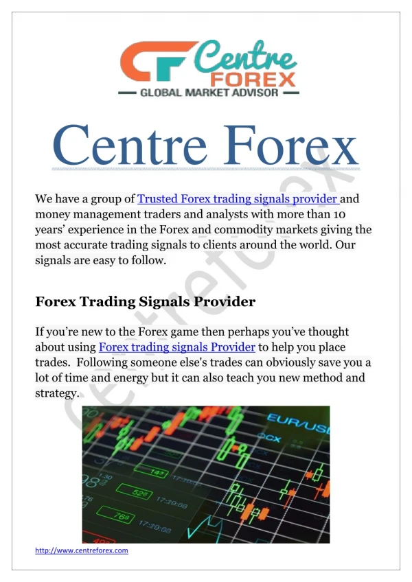 Professional Forex Signal Provider