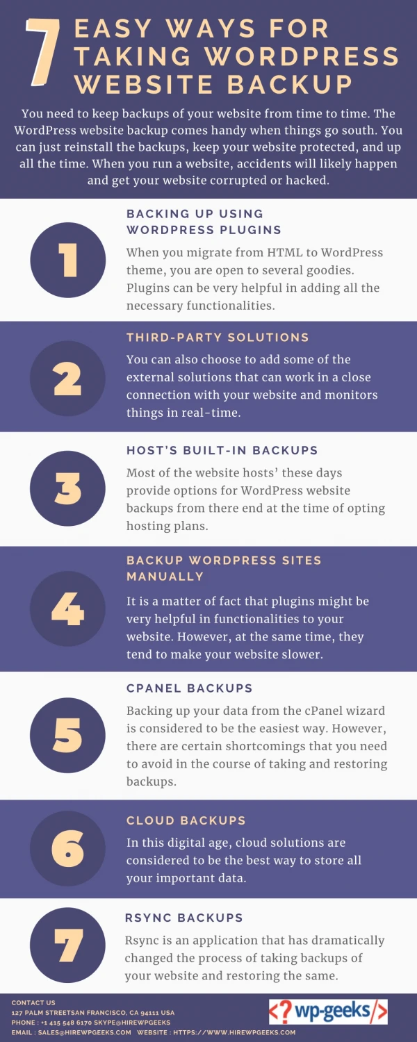 7 Easy Ways for Taking WordPress Website Backup
