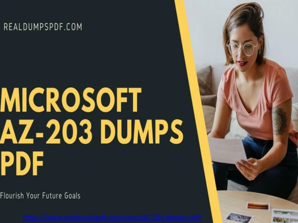 Microsoft AZ-203 Dumps Pdf - Pass With AZ-203 Exam Questions