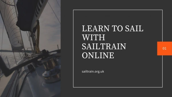 Learn to sail with sailtrain online