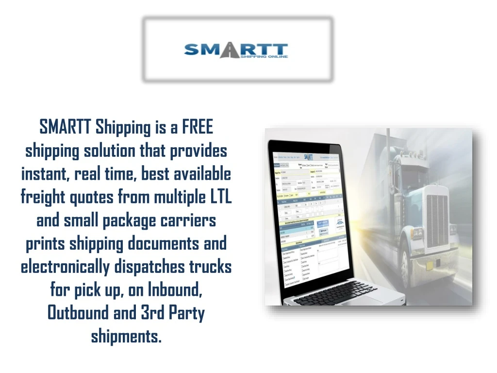 smartt shipping is a free shipping solution that