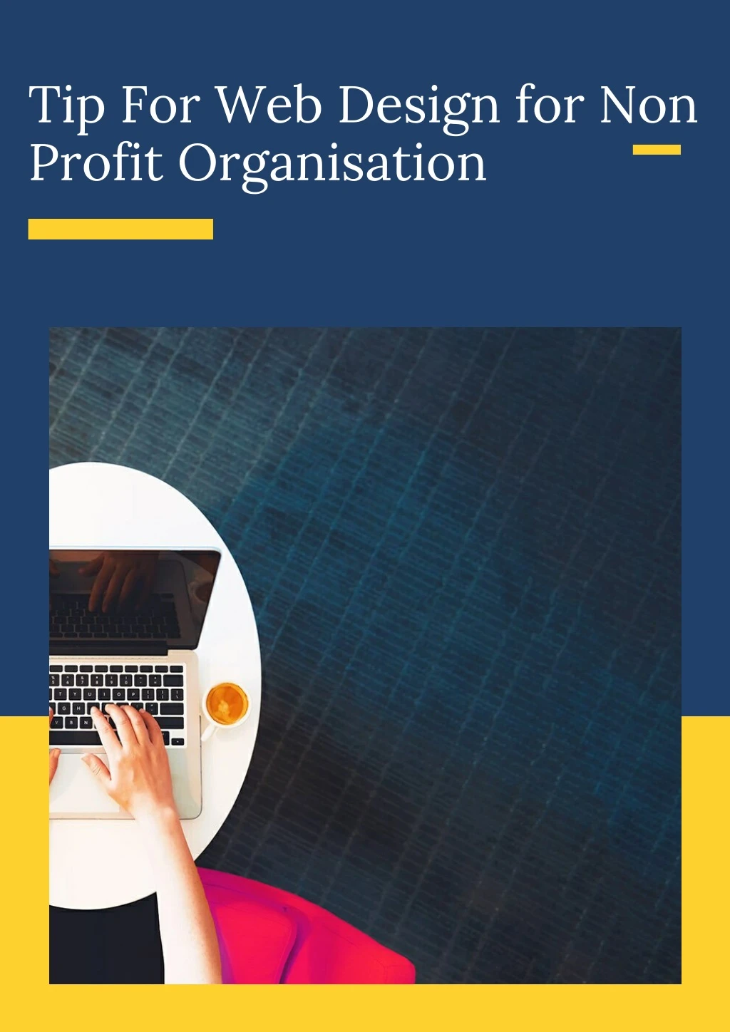 tip for web design for non profit organisation