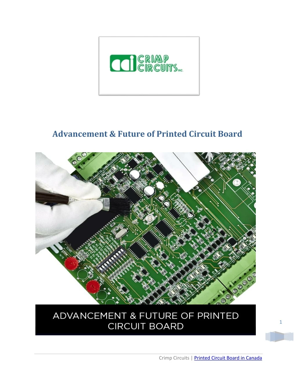 advancement future of printed circuit board