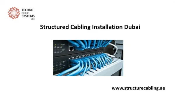 Structured Cabling Installation Dubai