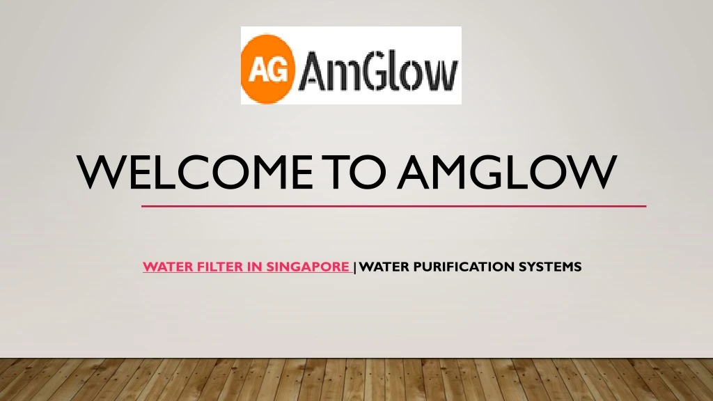 welcome to amglow