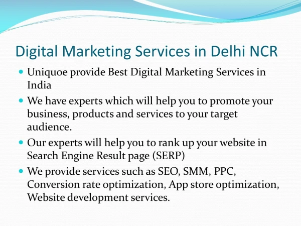 Social Media Marketing Services in Delhi NCR