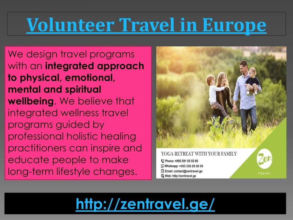 we design travel programs with an integrated