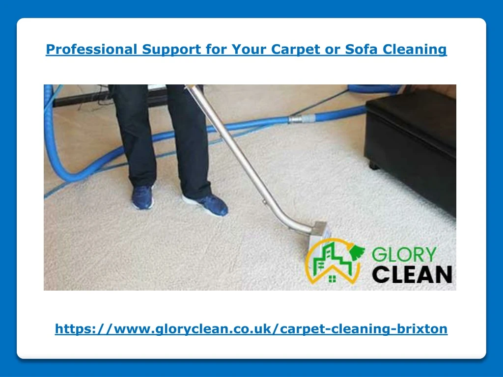 professional support for your carpet or sofa