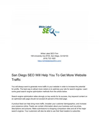 San Diego SEO Services - slide 1