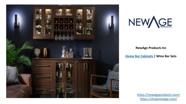 Home Bar Cabinets, Wine Bar Sets & Cabinets - Newage Products (US)
