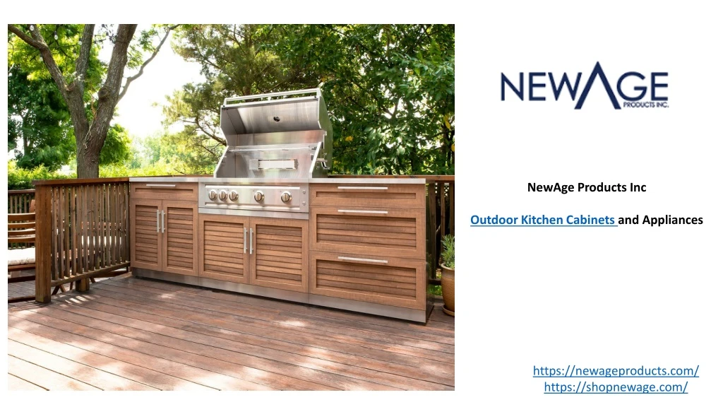 newage products inc outdoor kitchen cabinets