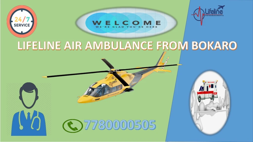 lifeline air ambulance from bokaro