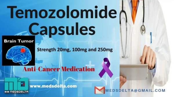 Temozolomide Capsules 100mg Price India | Buy Temcad 250mg Online | Natco Temozolomide Capsules