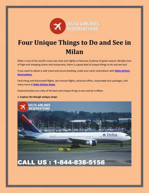 four unique things to do and see in milan