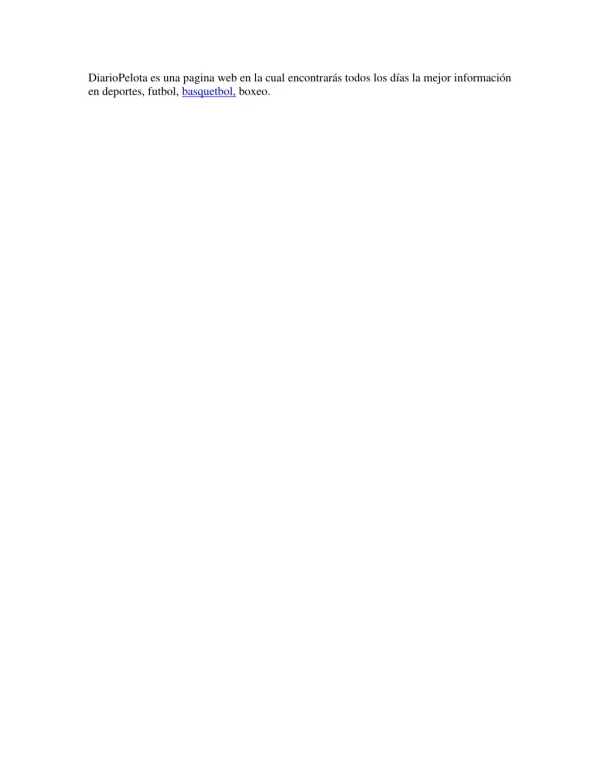 diariopelota es una pagina web en la cual