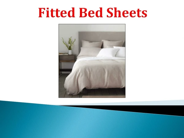Why let your fitted bed sheets single out from the room?