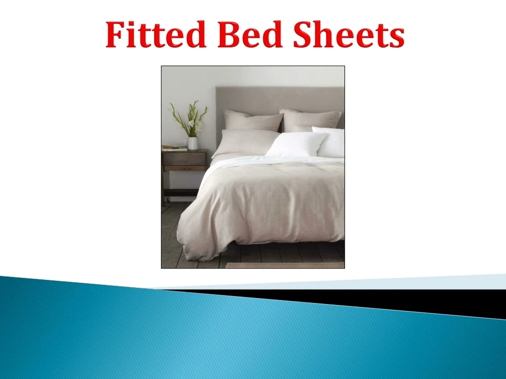 fitted bed sheets