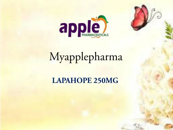 Lapahope 250mg tablet - Lapatinib | Myapplepharma