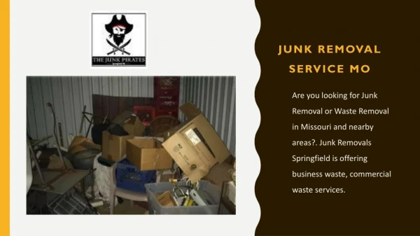 Haul Away Service MO | Junk Removal Springfield | Junk Pirates