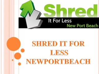 Shred Paper Company - slide 1