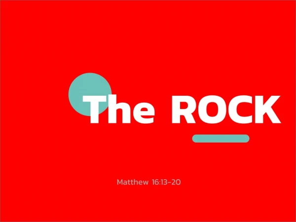 the rock