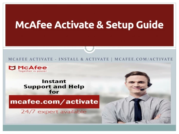McAfee Activate - Install & Activate | mcafee.com/activate