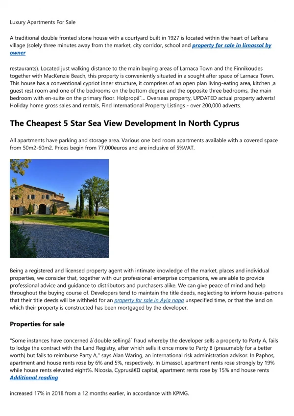 Check property for sale nicosia cyprus