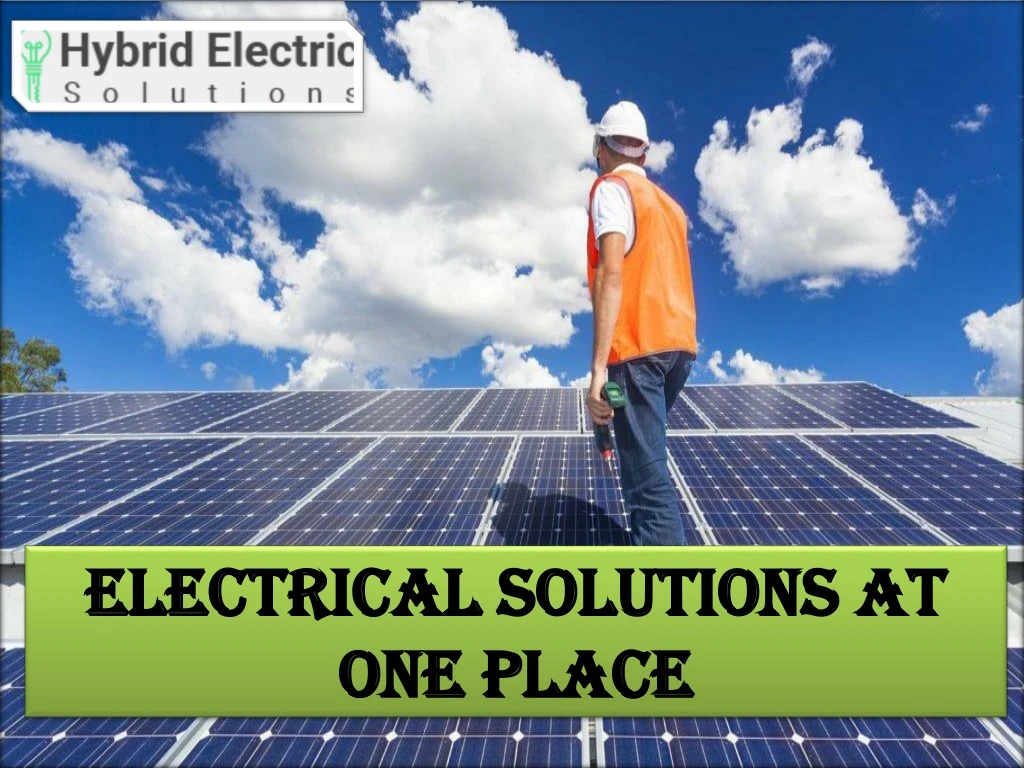 electrical solutions at one place