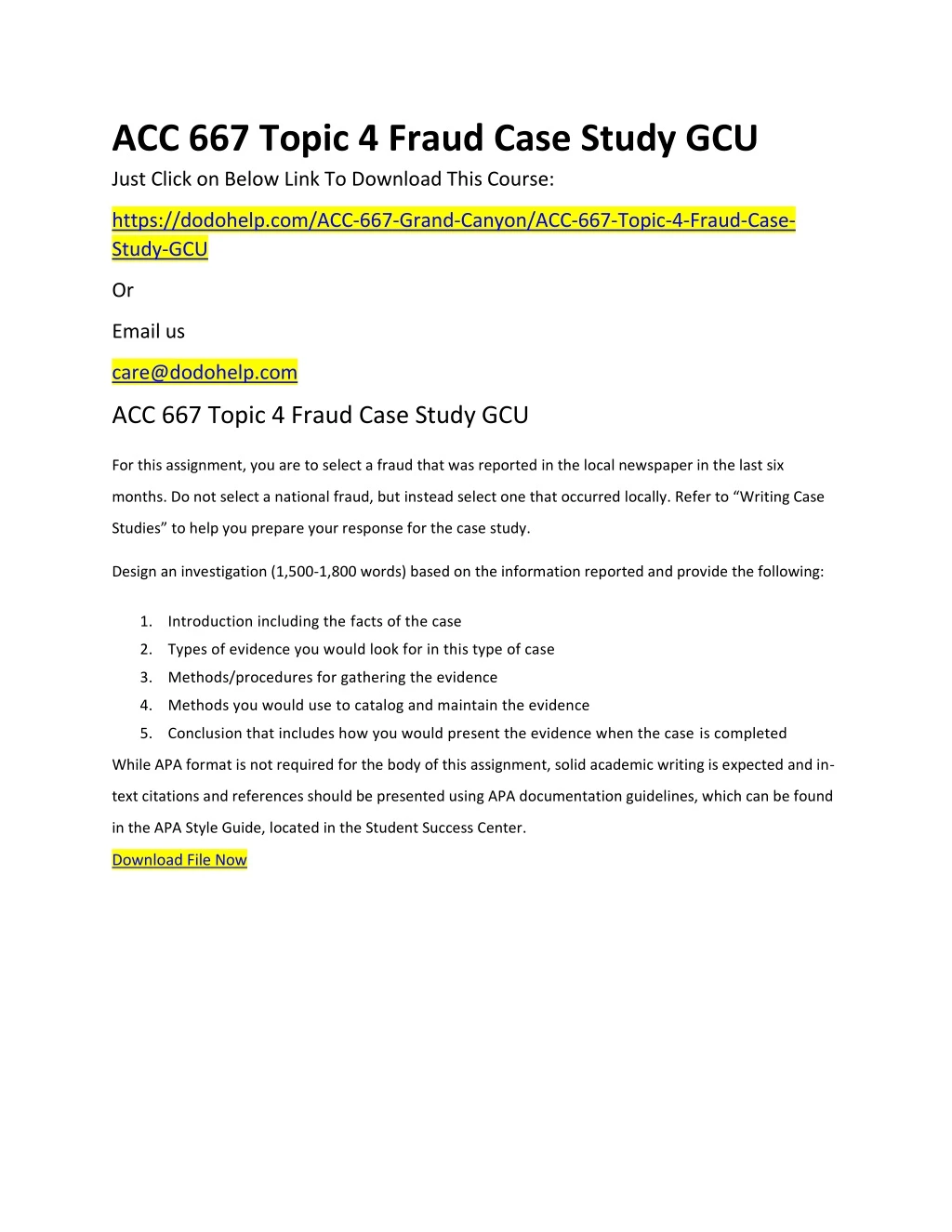 acc 667 topic 4 fraud case study gcu just click