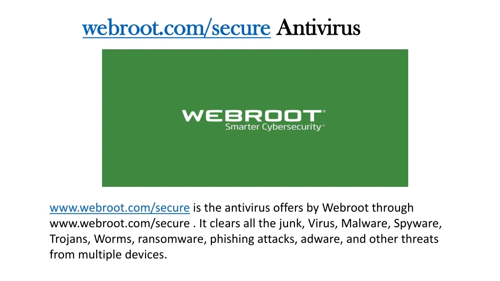 webroot com secure antivirus