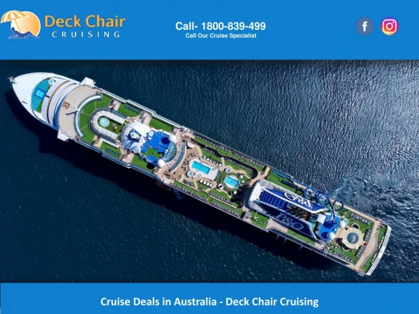 Cruise Deals in Australia - Deck Chair Cruising