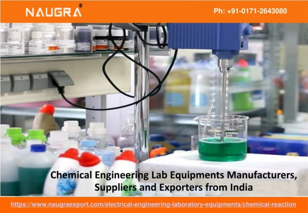 Chemical Engineering Lab Equipments Manufacturers-Naugra Export